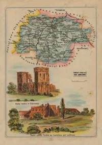 Powiat Lubelski - mapa szczegółowa - zdjęcie reprintu, mapy