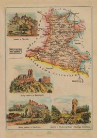 Powiat Olkuski - mapa szczegółowa - zdjęcie reprintu, mapy