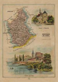 Powiat Pińczowski - mapa szczegółowa - zdjęcie reprintu, mapy