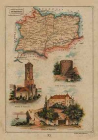 Powiat Pułtuski - mapa szczegółowa - zdjęcie reprintu, mapy