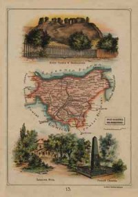 Powiat Sochaczewski - mapa szczegółowa - zdjęcie reprintu, mapy