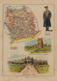 Powiat Stopnicki - mapa szczegółowa - zdjęcie reprintu, mapy