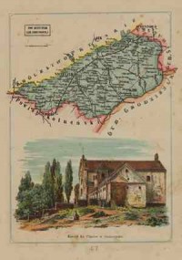 Powiat Szczuczyński - mapa szczegółowa - zdjęcie reprintu, mapy