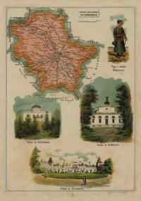 Powiat Warszawski - mapa szczegółowa - zdjęcie reprintu, mapy