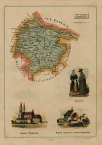 Powiat Włocławski - mapa szczegółowa - zdjęcie reprintu, mapy