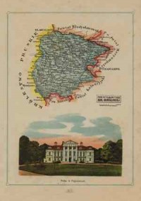 Powiat Wyłkowyski - mapa szczegółowa - zdjęcie reprintu, mapy