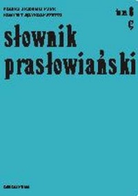 Słownik prasłowiański. Tom 8 - okładka książki