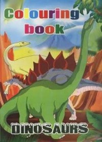 Książeczka do kolorwania. Dinozaury - okładka książki