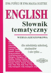 English. Słownik tematyczny. Wersja - okładka książki