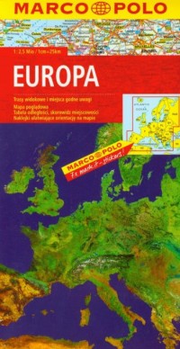 Europa. Mapa samochodowa. 1:2 500 - okładka książki