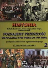 Historia 2. Poznajemy przeszłość - okładka podręcznika