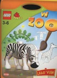 LEGO Duplo. LEGO w zoo 3-6. Książeczka - okładka książki