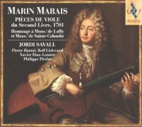 Pieces de viole, 2e livre (1701) - okładka płyty