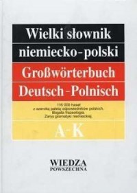 Wielki słownik niemiecko-polski. - okładka książki