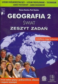 Geografia 2. Świat. Zeszyt zadań. - okładka podręcznika