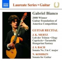 Guitar Recital - Mertz, Bach, Koshkin - okładka płyty