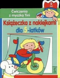 Książeczka z naklejkami dla 5-latków - okładka książki