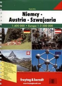 Niemcy, Austria, Szwajcaria (1:400 - okładka książki
