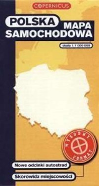 Polska. 1:1 000 000 - Mapa samochodowa - okładka książki