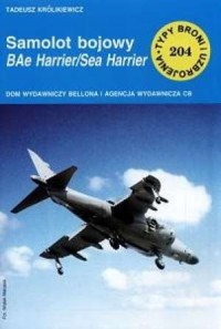 Samolot bojowy BAe Harrier/Sea - okładka książki