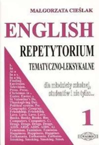 English repetytorium tematyczno-leksykalne - okładka podręcznika