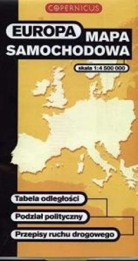 Europa (mapa 1:4 500 000) - okładka książki