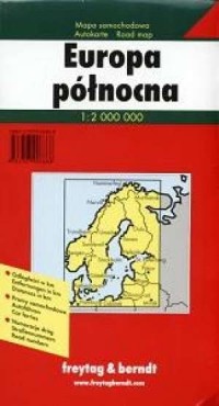 Europa północna 1:2 000 000 - okładka książki