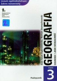 Geografia cz. 3. Człowiek i jego - okładka podręcznika