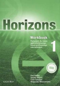Horizons 1. Workbook - okładka podręcznika