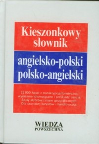 Kieszonkowy słownik (ang.-pol. - okładka książki