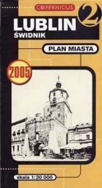 Lublin-Świdnik - Plan miasta. Skala - okładka książki