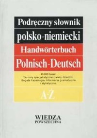 Podręczny słownik polsko-niemiecki - okładka książki