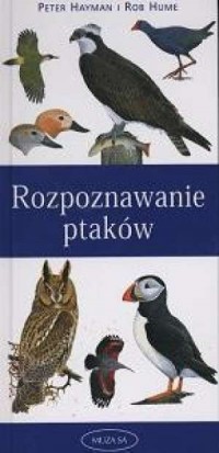 Rozpoznawanie ptaków - okładka książki