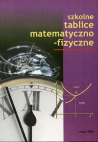 Szkolne tablice matematyczno-fizyczne - okładka podręcznika