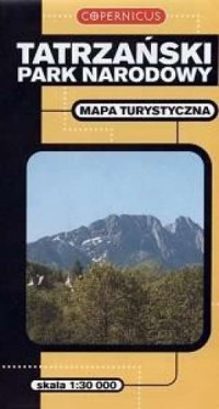 Tatrzański Park Narodowy. Mapa - okładka książki