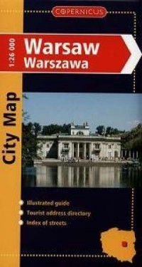 Warsaw - City Map (skala 1:26 000) - okładka książki