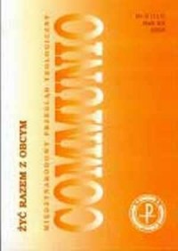 Communio nr 3/2000. Żyć razem z - okładka książki