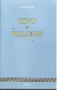 Edyp w Kolonie - okładka książki