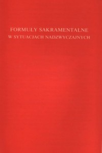 Formuły sakramentalne w sytuacjach - okładka książki