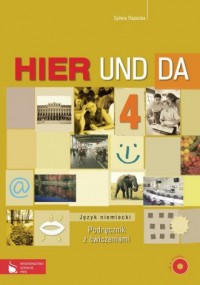 Hier und da 4. Język niemiecki. - okładka podręcznika