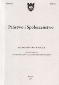 Państwo i społeczeństwo 2008/4. - okładka książki