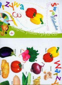 Świat malucha 4. Warzywa (+ CD) - okładka książki