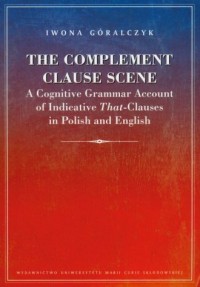 The Complement Clause Scene - okładka książki