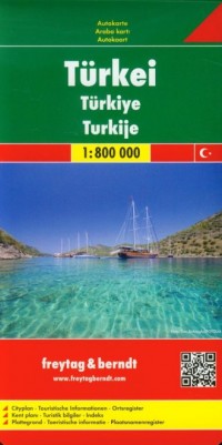 Turcja mapa drogowa (skala 1: 800 - okładka książki