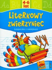 Literkowy zwierzyniec. Książeczka - okładka książki