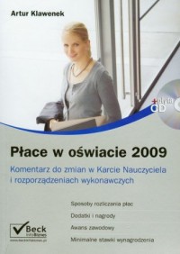 Płace w oświacie 2009 - okładka książki
