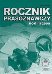 Rocznik prasoznawczy. Rok III/2009 - okładka książki