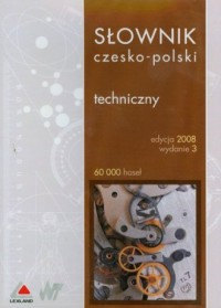 Słownik techniczny czesko-polski - okładka książki