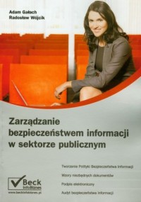 Zarządzanie bezpieczeństwem informacji - okładka książki