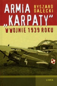 Armia Karpaty w wojnie 1939 roku - okładka książki